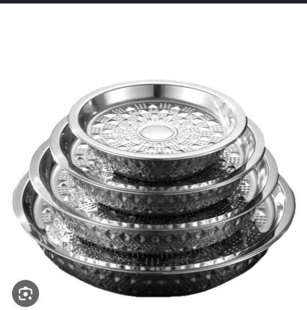 Plateaux Inox 4 Pièces Plateaux Inox 4 Pièces
