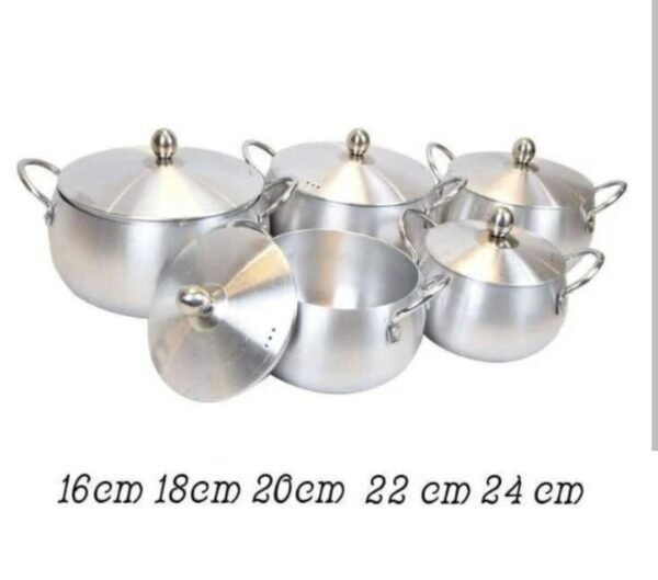 Casseroles Inox - 5 Pièces