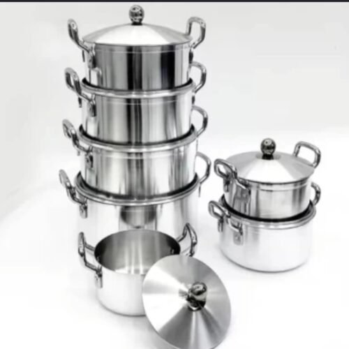 IMG-20260817-WA0045 Casseroles Inox - 7 Pièces