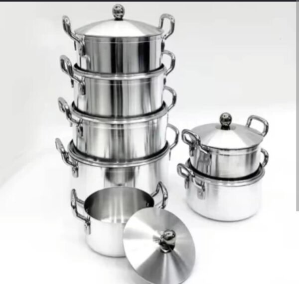 Casseroles Inox - 7 Pièces