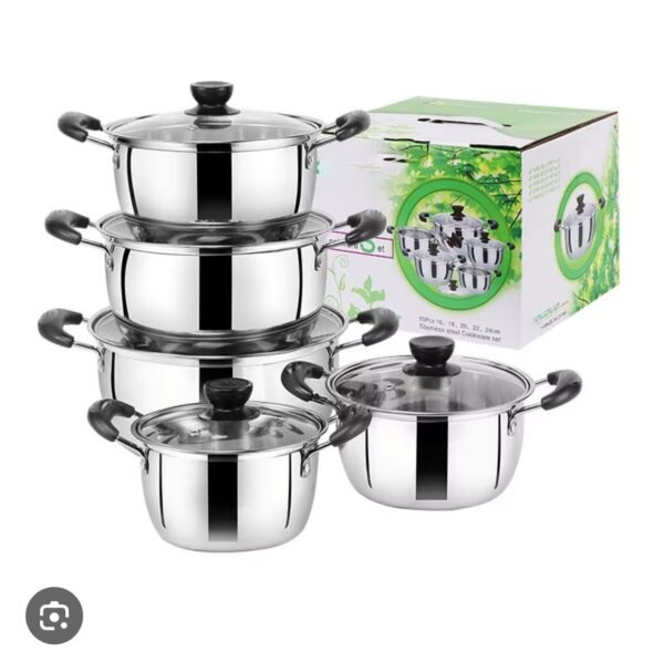 Plats Inox Seri Vitré – 5 Pièces Plats Inox Seri Vitré – 5 Pièces
