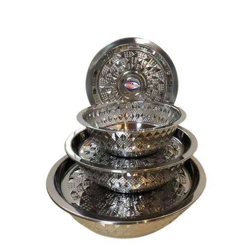Plateaux Inox 4 Pièces Plateaux Inox 4 Pièces