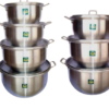 Casseroles Inox - 4 Pièces Casseroles Inox - 4 Pièces
